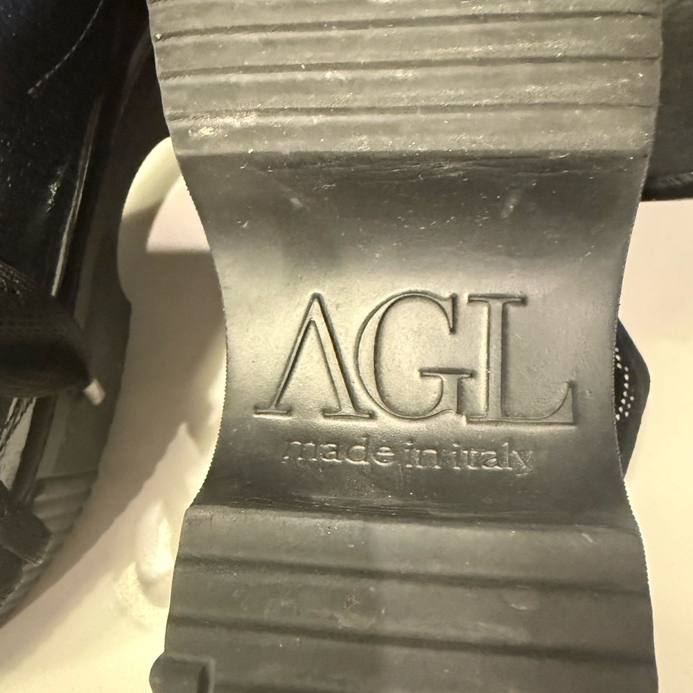 AGL Leather Sneakers - Like New | Size 7/7.5 - Picture 2 of 6